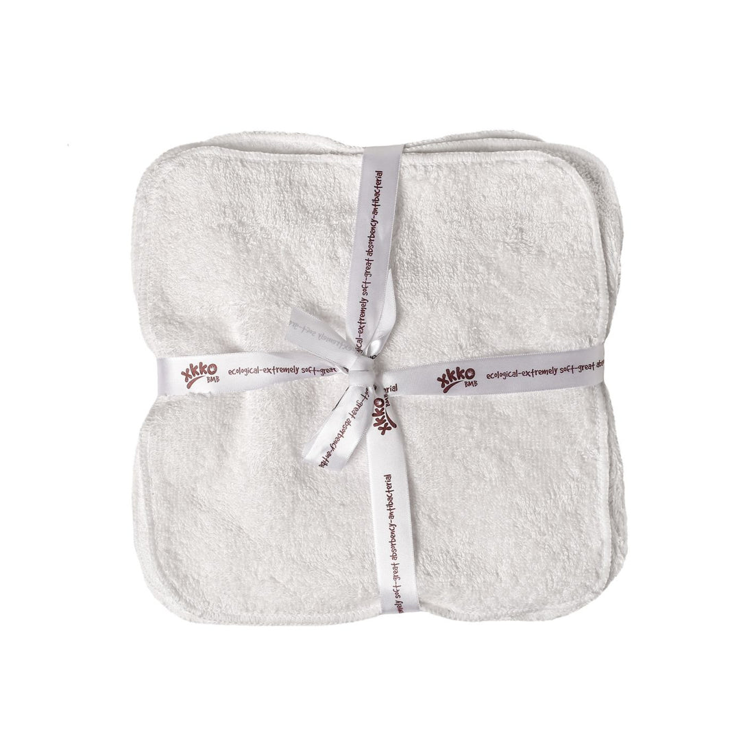 XKKO Waschlappen aus Bambus-/Baumwollfrottee und Velours – 21 x 21 cm – 5 Stück – Waschlappen – MamaMilla