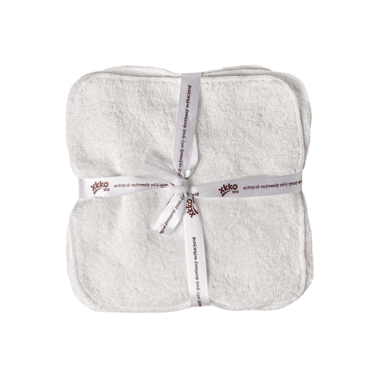 XKKO Waschlappen aus Bambus-/Baumwollfrottee und Velours – 21 x 21 cm – 5 Stück – Waschlappen – MamaMilla