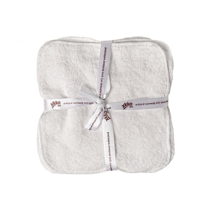 XKKO Waschlappen aus Bambus-/Baumwollfrottee und Velours – 21 x 21 cm – 5 Stück – Waschlappen – MamaMilla