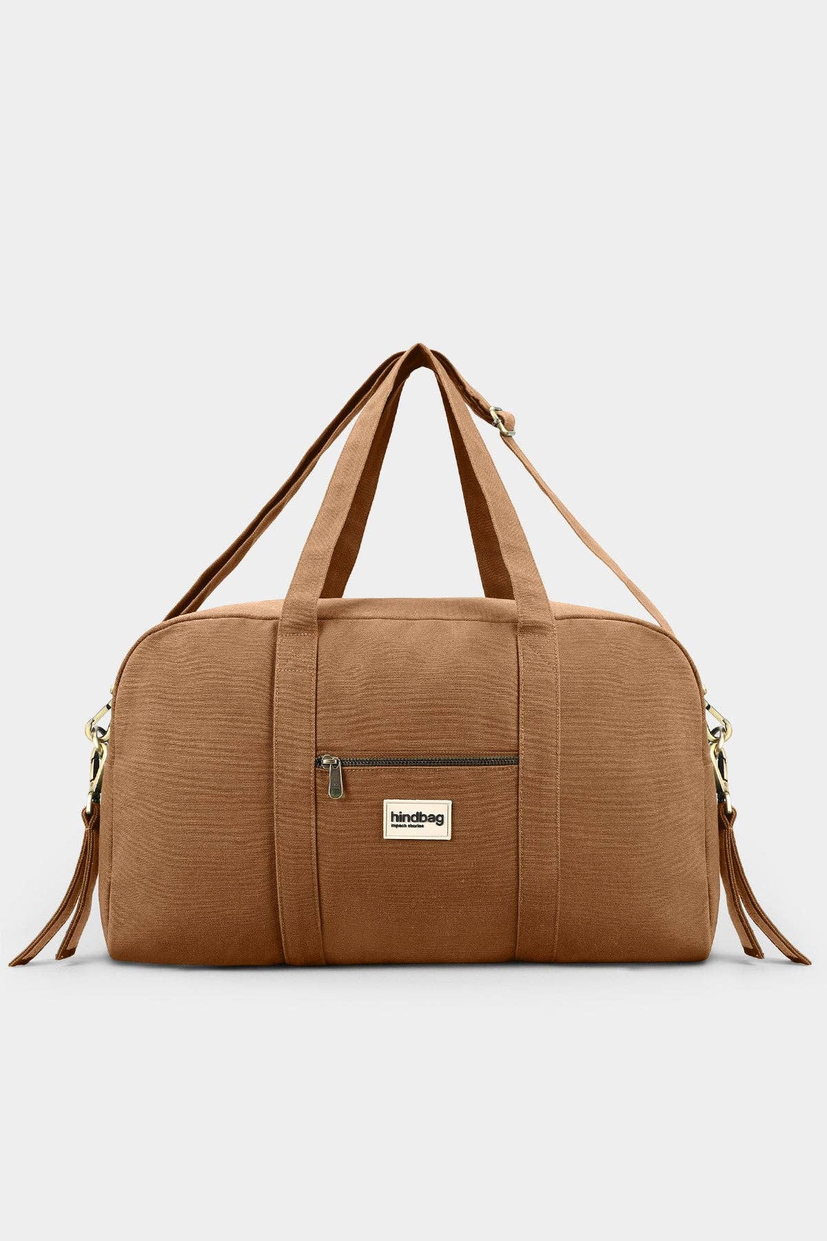 Hindbag Pusletaske - Økologisk Bomuld - Brun