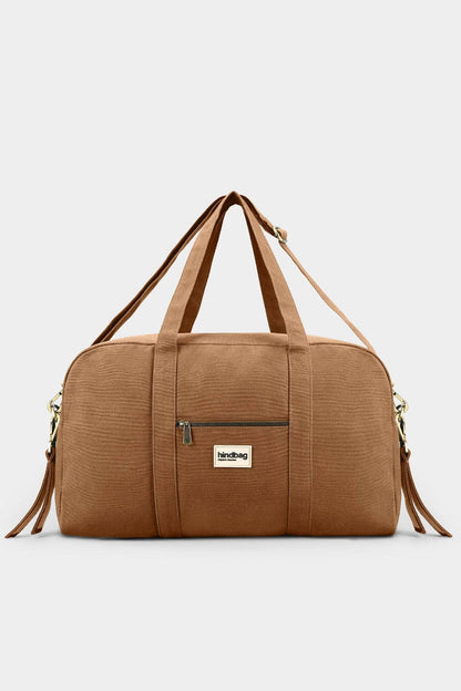 Hindbag Pusletaske - Økologisk Bomuld - Brun