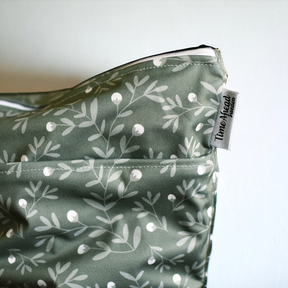 Der schwedische Wald | Kleiner Wetbag: Hopfenblüten grün - - MamaMilla