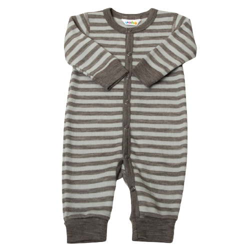 Joha-Overall mit Streifen aus Wolle – Mint – Overall – MamaMilla