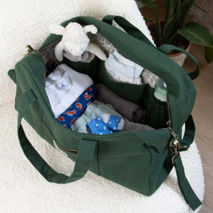 Hindbag Pusletaske - Økologisk Bomuld - Grøn