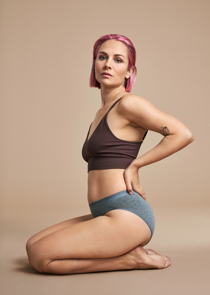 Imse Vimse Bikini menstruationstrusse - Sort