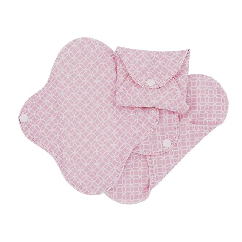 Imse Vimse Slipeinlagen (Stoffeinlagen) aus Bio-Baumwolljersey – 3 Stück – Pink Halo – Slipeinlagen – MamaMilla