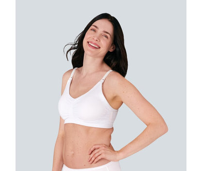 Medela Bequemer 3-in-1-Still- und Pump-BH, weiß, Größe L - MamaMilla