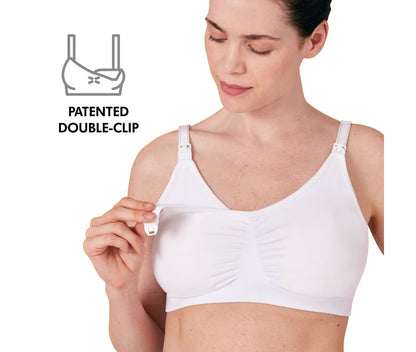 Medela Bequemer 3-in-1-Still- und Pump-BH, Schwarz, Größe L - MamaMilla