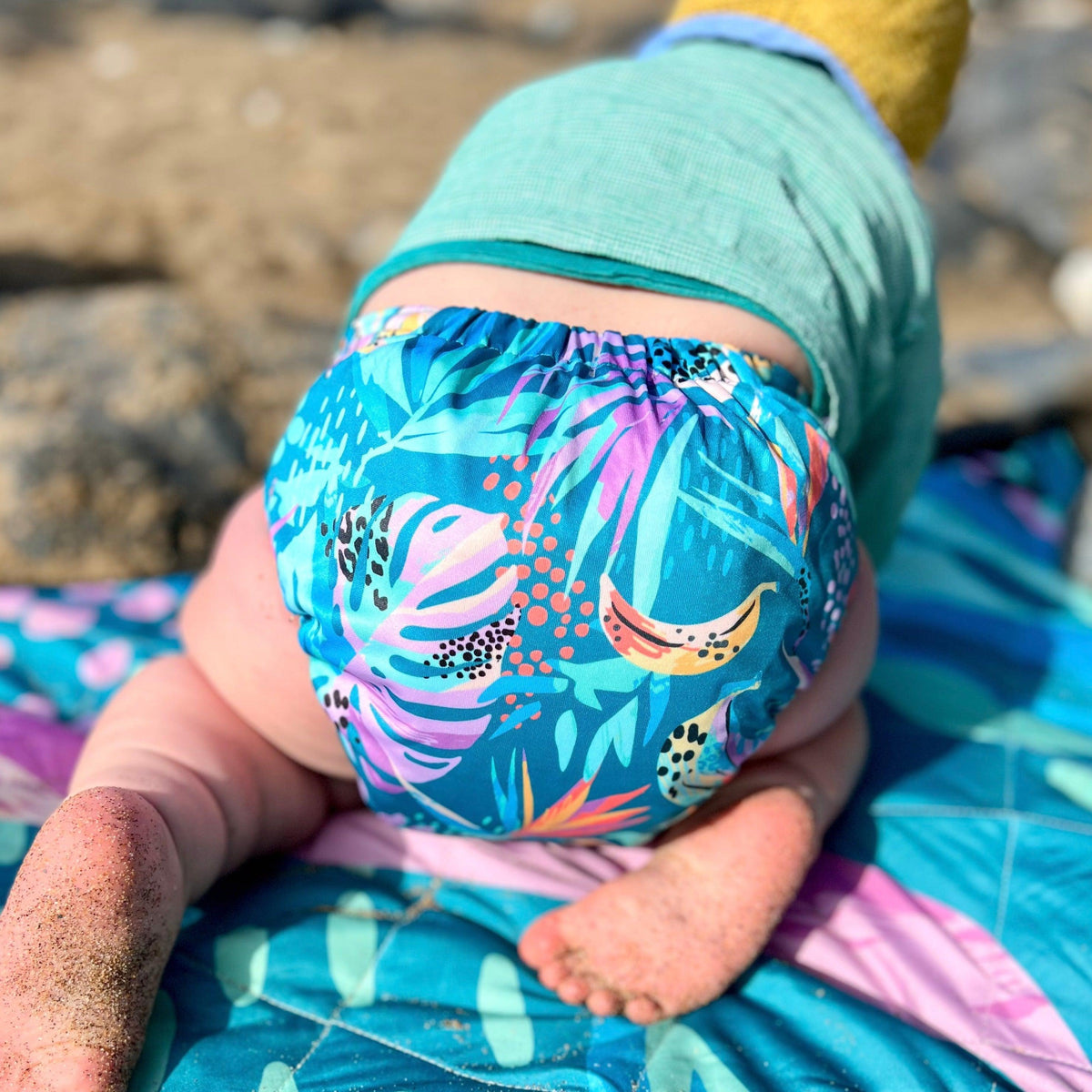 Kleine Lovebum-Windel mit dehnbaren Flügeln – Windel – MamaMilla