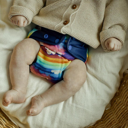 Kleine Lovebum-Windel mit dehnbaren Flügeln – Windel – MamaMilla