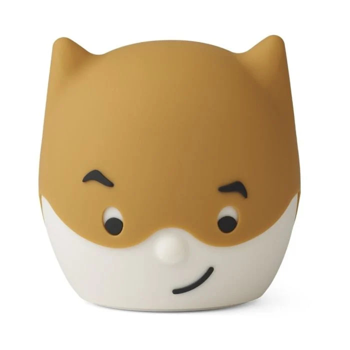 Liewood Nicola natlampe i silikone - Superhero Golden Caramel