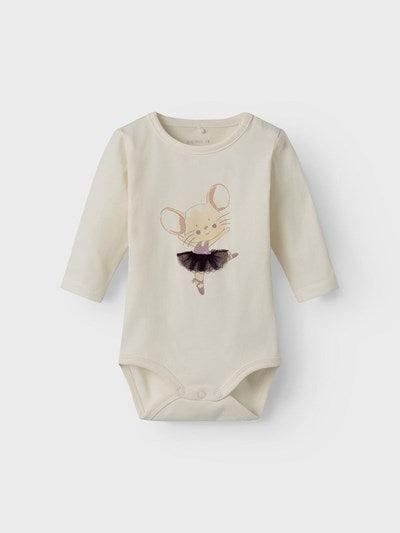 Name it Body mit Tülldetail – Ryra – Ballerina-Maus – Jetstream – Body – MamaMilla