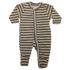 Joha Baumwoll-Nachthemd mit Füßen – Streifen – Beige/Creme – Nachtwäsche – MamaMilla