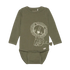 Minymo Body – Löwe – Tiefes Flechtengrün – Body – MamaMilla
