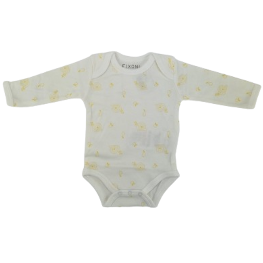 Fixoni-Body – New Nadja – Schnecke – Weiß – Kleidung – MamaMilla