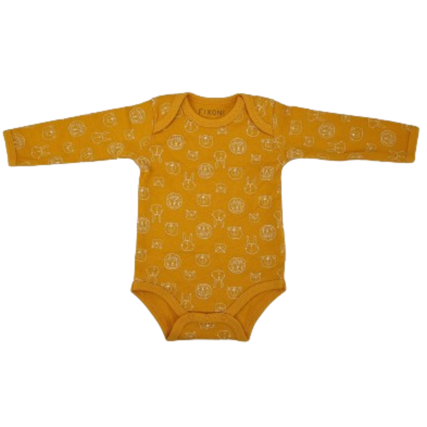 Fixoni-Body – New Nadja – Löwe – Orange – Kleidung – MamaMilla