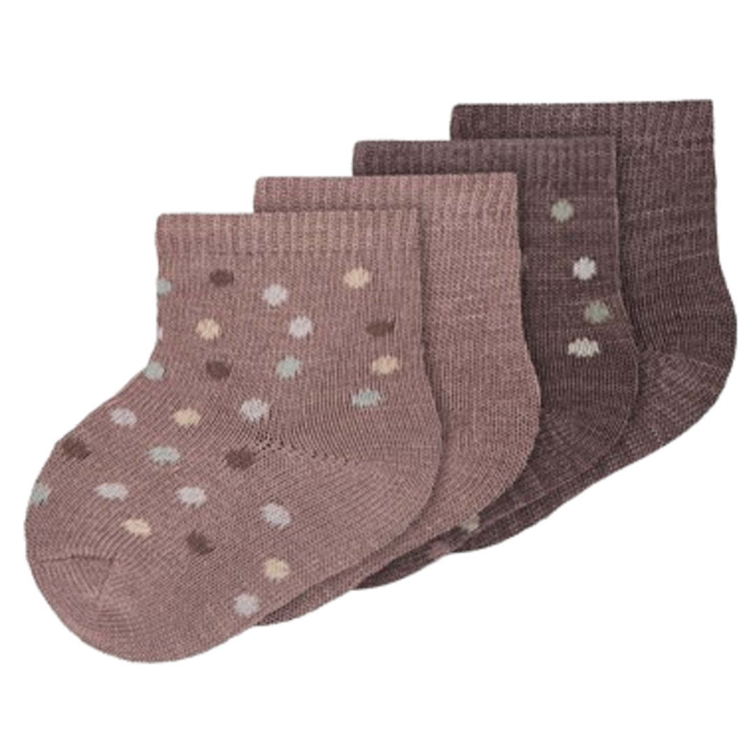 Name it 4er-Pack Wollsocken – Wak – Punkte – Geweih – Socken – MamaMilla