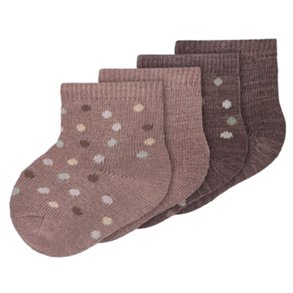 Name it 4er-Pack Wollsocken – Wak – Punkte – Geweih – Socken – MamaMilla