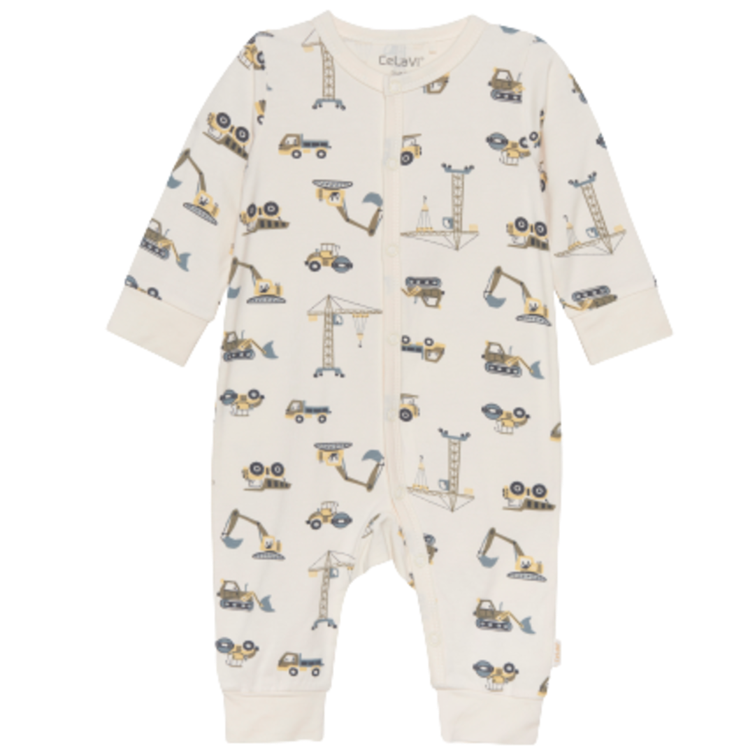 Celavi-Overall – Arbeitswagen – Aloe – Overall – MamaMilla