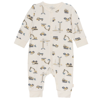 Celavi-Overall – Arbeitswagen – Aloe – Overall – MamaMilla