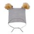 Name it Mütze aus Wolle mit Bommel – Wuppo – Silberfiligran – Babymütze – MamaMilla