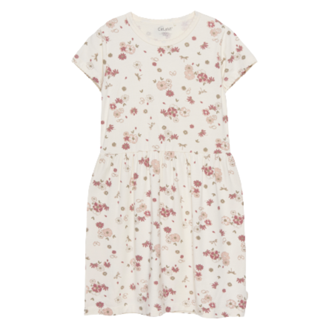 Celavi-Kleid aus Bambus – Blumen – Rosenwolke – Kleid – MamaMilla