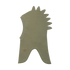 Minymo Dino-Mütze – Tiefes Flechtengrün – Wollmütze – MamaMilla
