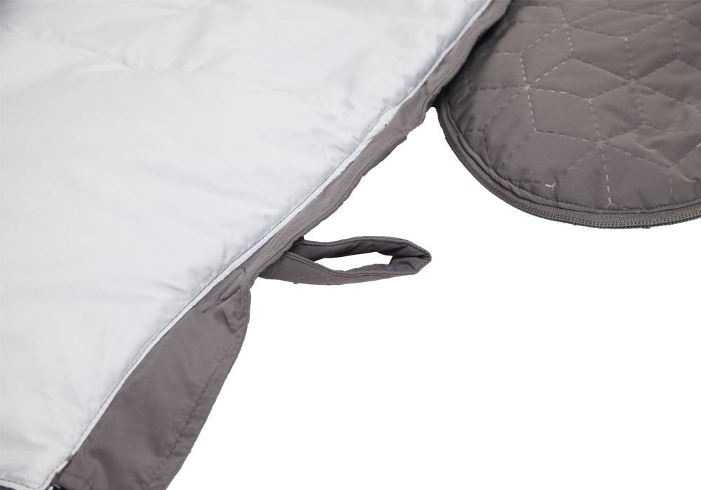 EasyGrow Reisetasche/Schlafsack – Exklusiv – Grey Solid – Reisetasche – MamaMilla