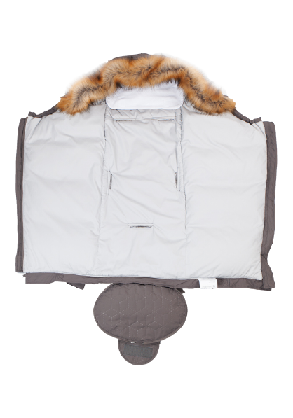 EasyGrow Reisetasche/Schlafsack – Exklusiv – Grey Solid – Reisetasche – MamaMilla
