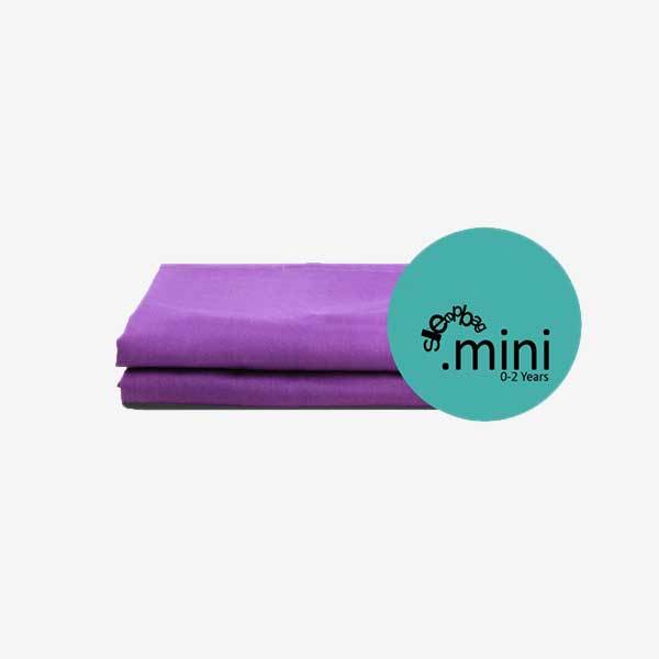 2er-Pack Bettlaken für Sleepbag.mini Schlafsack – Lila – Zubehör für Schlafsack – MamaMilla