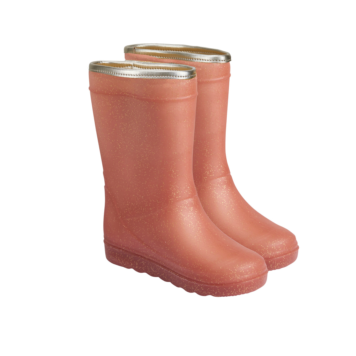 A FANT Gummistiefel mit Glitzer – Metallic Rose – Schuhe – MamaMilla