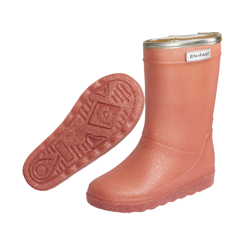 A FANT Gummistiefel mit Glitzer – Metallic Rose – Schuhe – MamaMilla