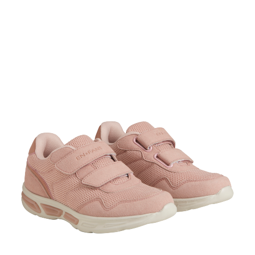 Ein FANTASTISCHER, leichter Sneaker mit Klettverschluss und Licht – Misty Rose – Schuhe – MamaMilla