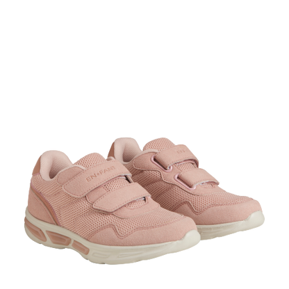 Ein FANTASTISCHER, leichter Sneaker mit Klettverschluss und Licht – Misty Rose – Schuhe – MamaMilla