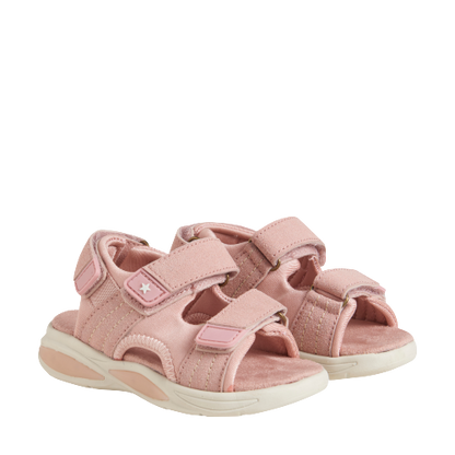 Fabelhafte, leichte Sandalen mit Klettverschluss – Misty Rose – Schuhe – MamaMilla