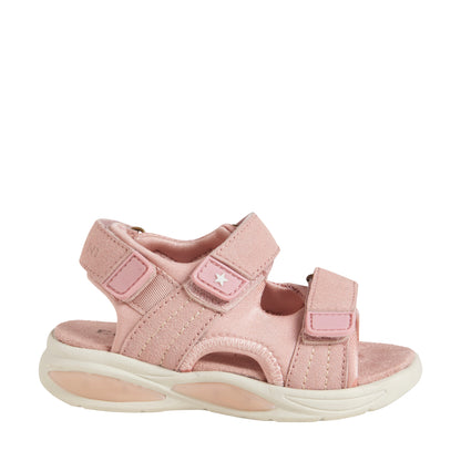 Fabelhafte, leichte Sandalen mit Klettverschluss – Misty Rose – Schuhe – MamaMilla