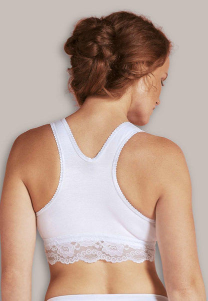 Carriwell Organic Crossover Still-BH – Weiß – Stillkleidung – MamaMilla