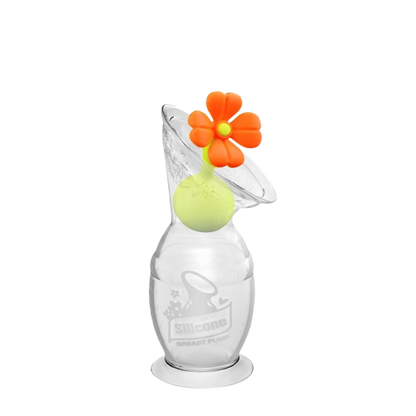 Haakaa Milchpumpe mit Blume – 100 ml – Milchpumpe – MamaMilla