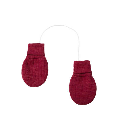 Joha Übergangsfäustlinge aus Wolle – Fuchsia – Fäustlinge – MamaMilla