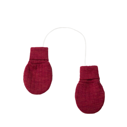 Joha Übergangsfäustlinge aus Wolle – Fuchsia – Fäustlinge – MamaMilla