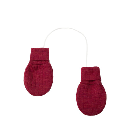 Joha Übergangsfäustlinge aus Wolle – Fuchsia – Fäustlinge – MamaMilla