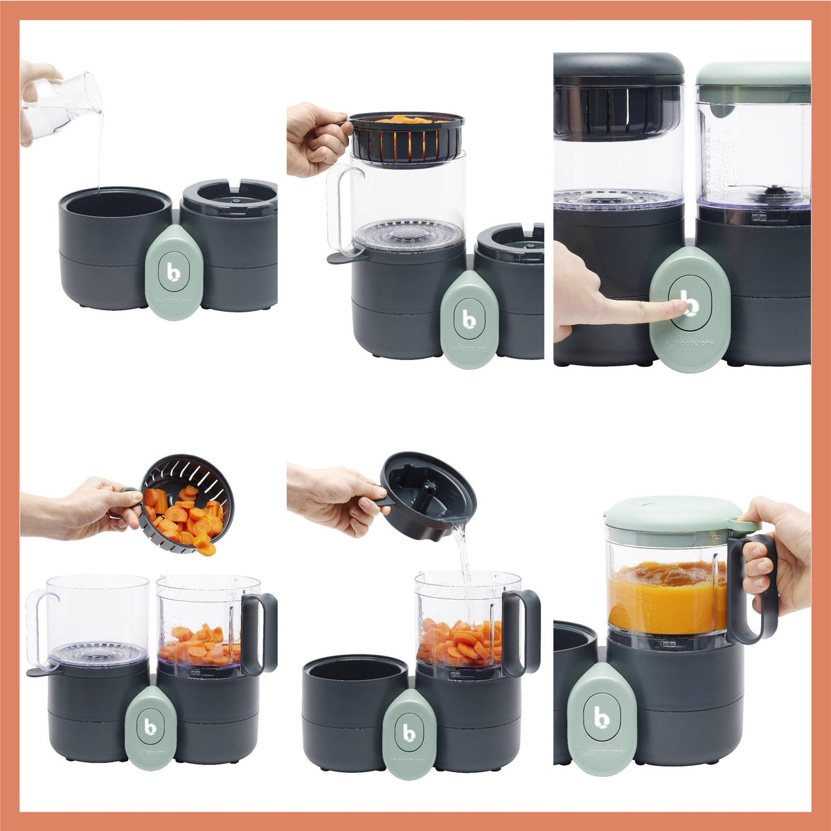 Babymoov Nahrungsmittelmaschine – Nutribaby One – Nahrungsmittelmaschine – MamaMilla