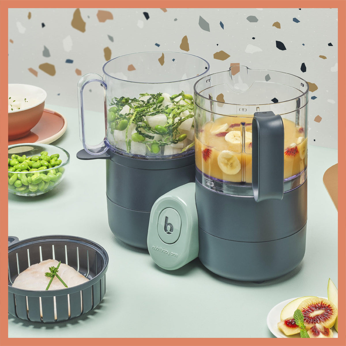 Babymoov Nahrungsmittelmaschine – Nutribaby One – Nahrungsmittelmaschine – MamaMilla