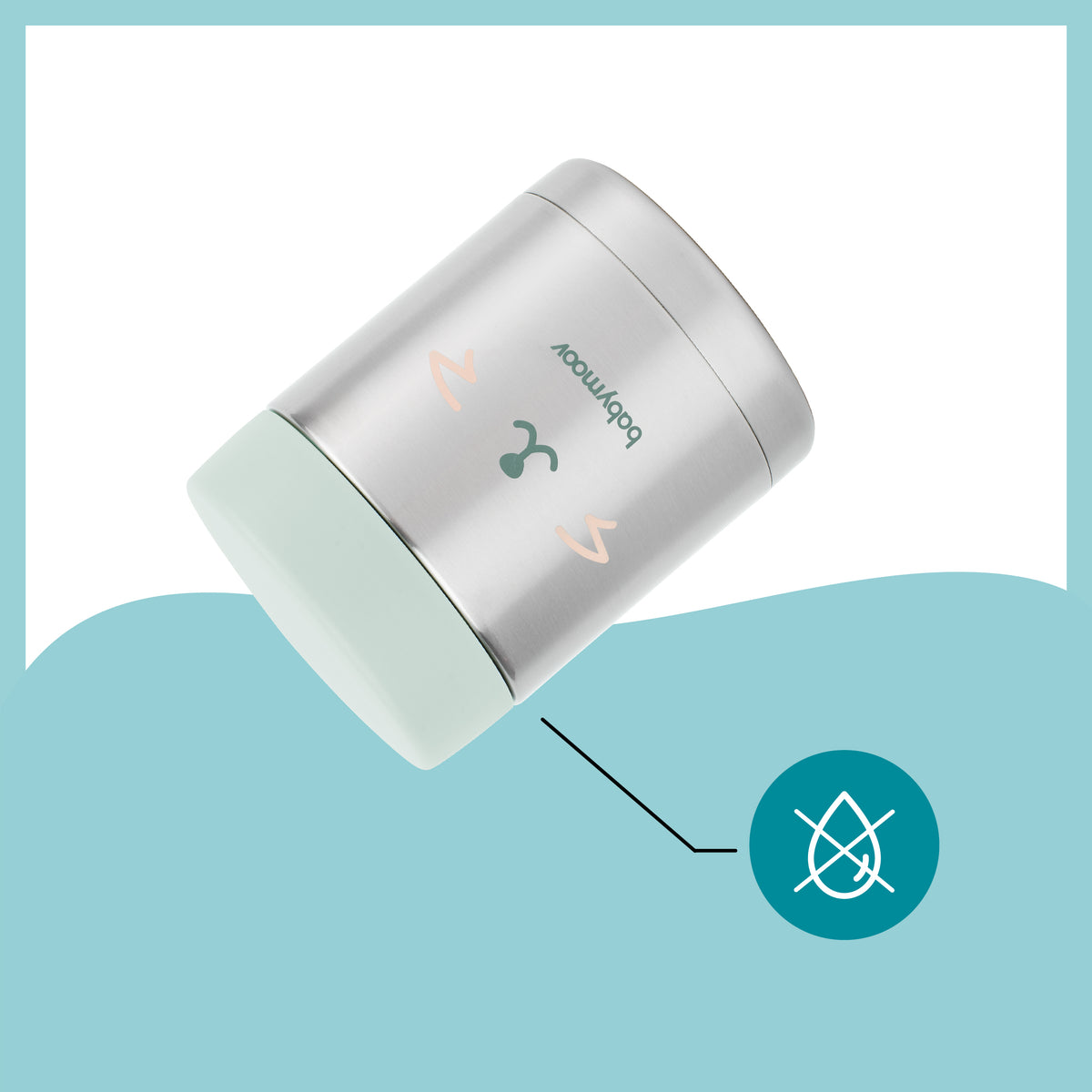 Babymoov Thermos-Lebensmittelbox aus Edelstahl – 350 ml – Thermos-Lebensmittelbox – MamaMilla