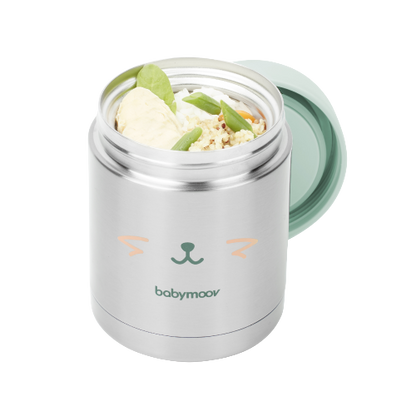 Babymoov Thermos-Lebensmittelbox aus Edelstahl – 350 ml – Thermos-Lebensmittelbox – MamaMilla