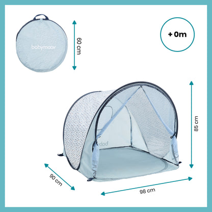 Babymoov UV-Zelt – Blaue Wellen – UV-Zelt – MamaMilla