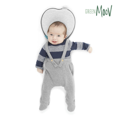 Babymoov Ergonomisches Babykissen (Lovenest) – Grau (0–4 m) – Baby-Kopfkissen – MamaMilla