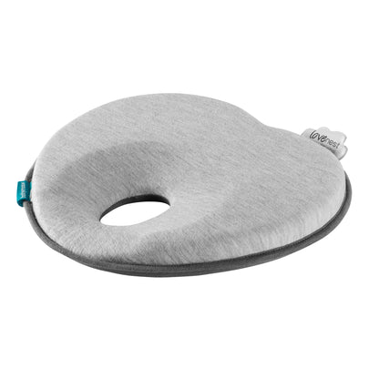 Babymoov Ergonomisches Babykissen (Lovenest) – Grau (0–4 m) – Baby-Kopfkissen – MamaMilla