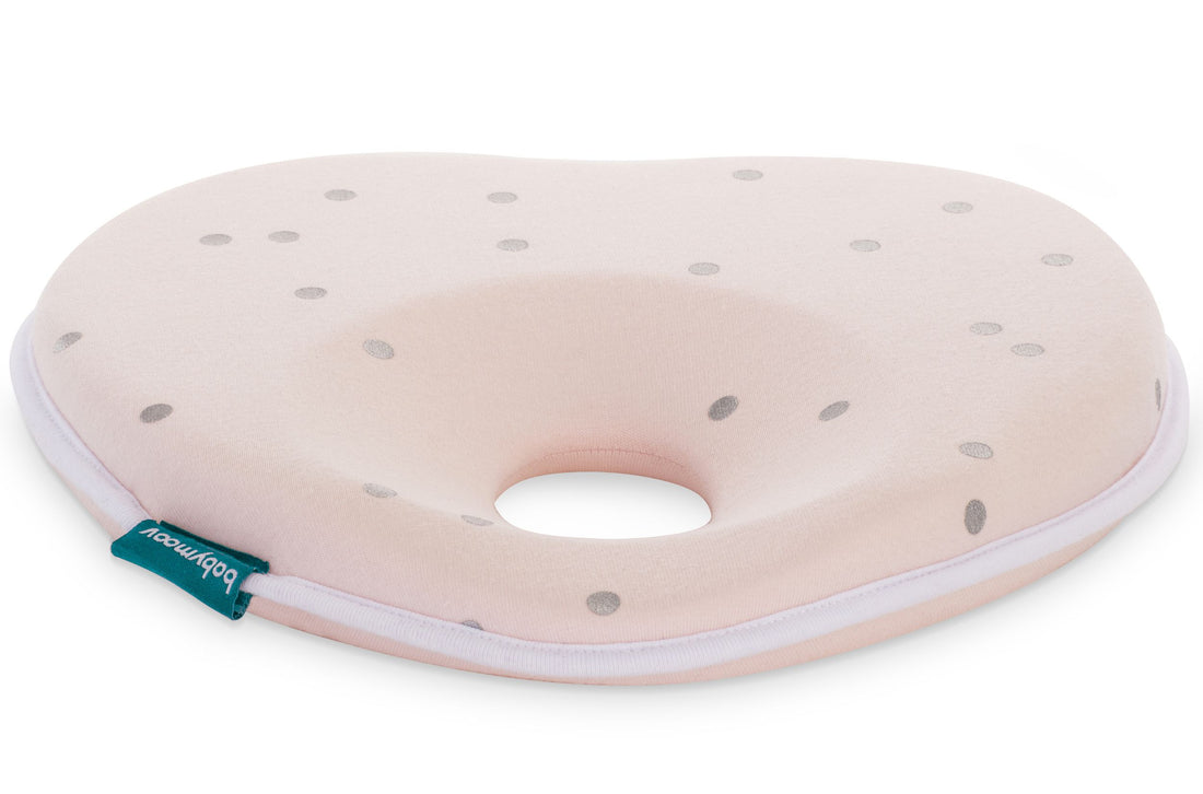 Babymoov Ergonomisches Babykissen (Lovenest) – Rosa (0–4 m) – Baby-Kopfkissen – MamaMilla