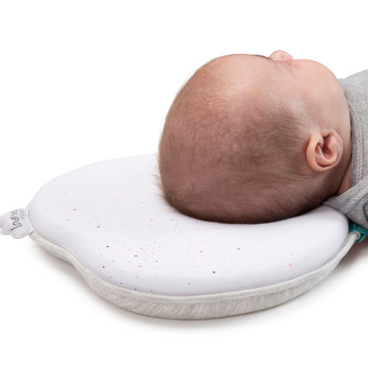Babymoov Ergonomisches Babykissen (Lovenest) – Weiß (0–4 m) – Baby-Kopfkissen – MamaMilla